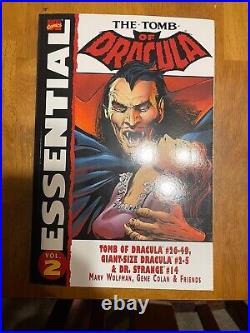 Essential Tomb of Dracula Vol. 1-4 TPB Marvel Comics 1st printings nice