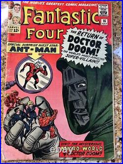 Fantastic Four 16 vol 1 Marvel Silver Age! Dr. Doom Ant-Man
