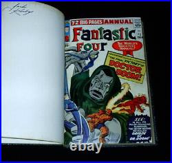 Fantastic Four #31-#40/Annual #2 Bound Marvel Volume Signed by Jack Kirby