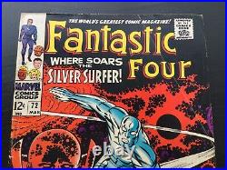 Fantastic Four Vol 1 #72 Rare 1968 Silver Age Marvel Comic