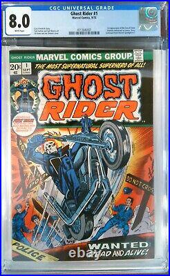 GHOST RIDER (VOL. 1) #1 CGC GRADED (8.0) 1st Appearance of Son of Satan