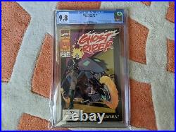 Ghost Rider #1 CGC 9.8 White Pages WP NM/MT Dan Ketch 1990 Vol 2