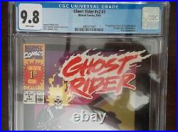Ghost Rider Vol 2 #1 Cgc 9.8 1990 White Pages 1st App Dan Ketch And Deathwatch