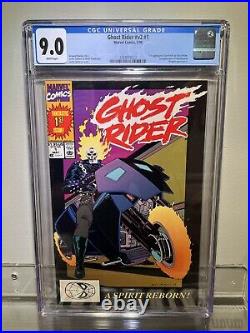 Ghost Rider Vol 2 #1 Marvel Comics 5/90 CGC 9.0 1st Appearance Dan Ketch
