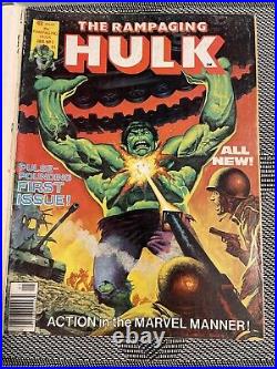 HULK Rampaging #1 9 VF-NM 9.0 COMPLETE Bound Volume Jan. 1977