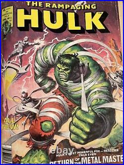 HULK Rampaging #1 9 VF-NM 9.0 COMPLETE Bound Volume Jan. 1977