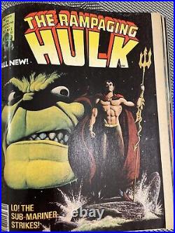 HULK Rampaging #1 9 VF-NM 9.0 COMPLETE Bound Volume Jan. 1977