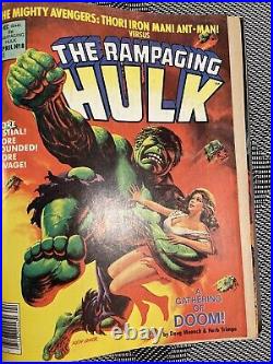 HULK Rampaging #1 9 VF-NM 9.0 COMPLETE Bound Volume Jan. 1977