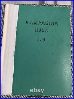 HULK Rampaging #1 9 VF-NM 9.0 COMPLETE Bound Volume Jan. 1977