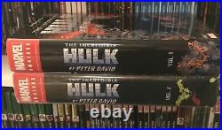 INCREDIBLE HULK by PETER DAVID OMNIBUS Vol. 1 + 2 OOP Hardcover HC Marvel
