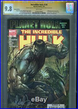 Incredible-Hulk#100 (Vol 2) CGC 9.8 SS Michael Turner (Grey Variant)