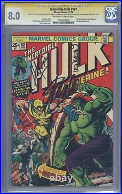 Incredible Hulk #181 Vol 1 CGC 8.0 SS Beautiful High Grade 1st App Wolverine