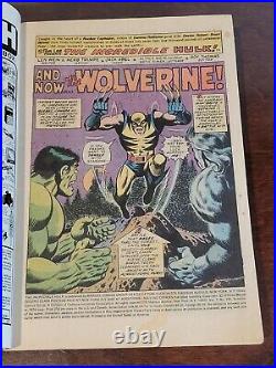 Incredible Hulk #181 Vol 1 Very Nice Upper Mid Grade 1st App of Wolverine withMVS