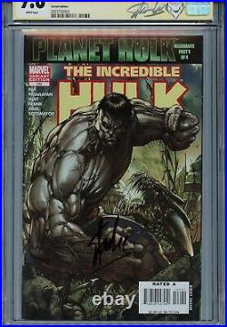 Incredible Hulk Vol 2 100 CGC 9.8 SS Gray variant Stan Lee Turner Pak Planet