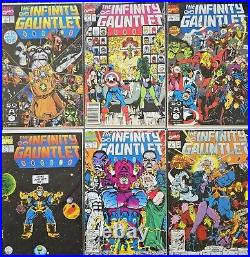 Infinity Gauntlet Vol 1. Issue #1 #6 NM Comic Set