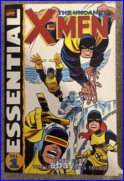 Lot Of 9 Marvel ESSENTIAL X-MEN Vol 1 2 3 4 5 6 7 + Classic 1 & 2 TPB Comics OOP