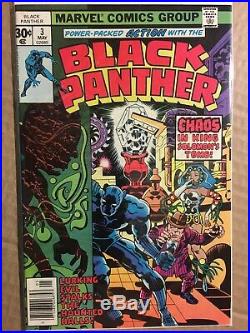 Lot of 12 Black Panther #2-12 NM Marvel Comics 1977 Jack Kirby Bronze Age vol 1
