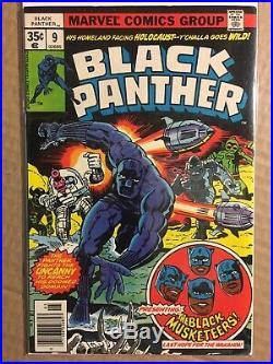 Lot of 12 Black Panther #2-12 NM Marvel Comics 1977 Jack Kirby Bronze Age vol 1