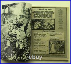 Lot of 5 Savage Sword of Conan Magazines #3,4,6,7,8 Marvel Comics Vol. 1