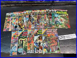MANTHING Vol. 1 Incomplete Vol. 2 Complete! Marvel Comics 1974 1979