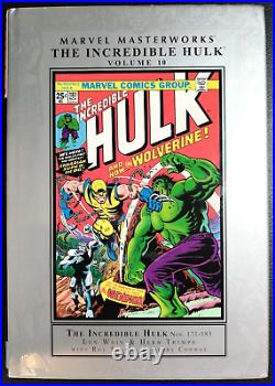 MARVEL MASTERWORKS INCREDIBLE HULK vol. 10 HC 1st PRINTING 2016 LEN WEIN