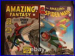 Marvel Amazing Spider-Man Omnibus Vol 1+2 Stan Lee (RARE, Out Of Print)