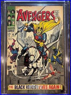 Marvel Avengers Vol 1 #48 1968 CGC 7.0 Dane Whitman becomes Black Knight Magneto