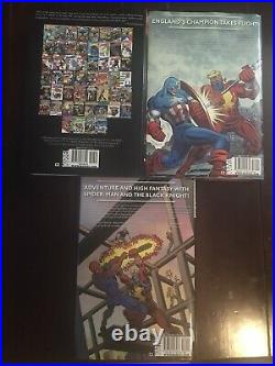 Marvel Captain Britain Omnibus Variant Lot Hardcover Vol 1 2 Excalibur X Men
