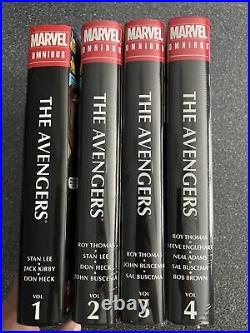 Marvel Comics AVENGERS Omnibus Lot Volume # 1 2 3 4 (2 3 4 Sealed) mint