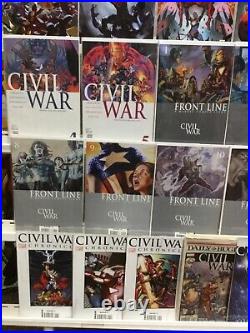 Marvel Comics Civil War Vol 1,2, Secret Wars, Frontlines One-Shots Read Bio