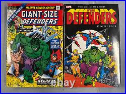 Marvel Comics DEFENDERS Omnibus Vol #1 & 2 Gil Kane Cover (2021) Global Shipping
