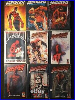 Marvel Comics Daredevil TPB Lot, 51 Vol (Bendis, Smith, Waid, Brubaker, Zdarsky)