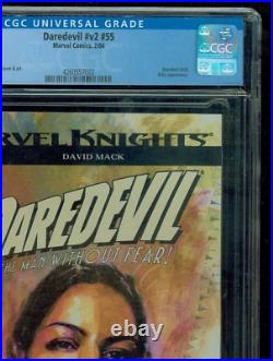 Marvel Comics Daredevil (vol. 2) #55 Newsstand Cgc 9.4 Echo Cover Mack