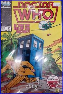 Marvel Comics Doctor Who Vol. 1 No. 1-9 & 11-23 (Lot of 22) 1984