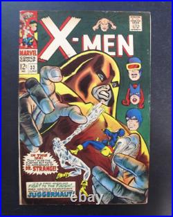 Marvel Comics Group Comic Book X-Men Vol. 1 No. 33 Juggernaut Dr. Strange 1967