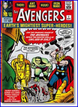 Marvel Comics Library Avengers Vol 1 19631965 Hardcover VERY GOOD