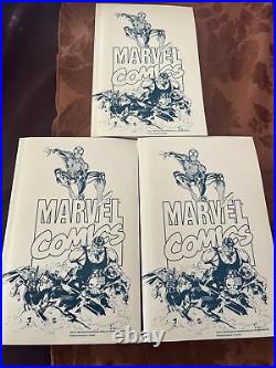 Marvel Comics Retailer Conference 1992 Volume 1 2 3 Full Run Lot Bound Book