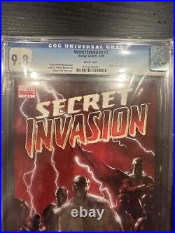Marvel Comics Secret Invasion Vol. 1 #1 (2008) CGC 9.8 MCU DISNEY+ Skrulls