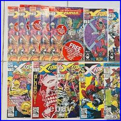 Marvel Comics X-FORCE VOL. 1 (1991) Comic Lot Full Run #1-50 + Polybag Cards DP