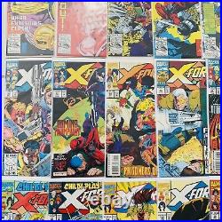 Marvel Comics X-FORCE VOL. 1 (1991) Comic Lot Full Run #1-50 + Polybag Cards DP