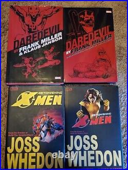 Marvel Daredevil Frank Miller Omnibus + Astonishing X-men Vol 1 & 2 (Lot Of 4)