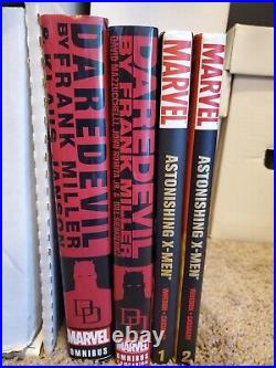 Marvel Daredevil Frank Miller Omnibus + Astonishing X-men Vol 1 & 2 (Lot Of 4)