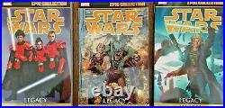 Marvel Epic Collection STAR WARS LEGACY VOL 1-3 MARVEL TPB 3 BOOK LOT