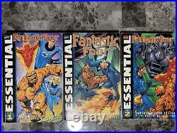 Marvel Essential Fantastic Four vol 1-9 Black & White TPB lot