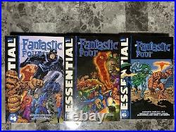 Marvel Essential Fantastic Four vol 1-9 Black & White TPB lot