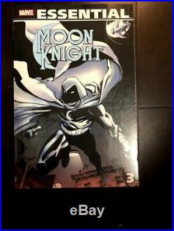 Marvel Essential MOON KNIGHT Volume1 2 3 RARE HTF Disney Show Werewolf Night 32