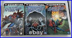 Marvel Essential The Amazing Spider-Man Vols. 9, 10, 11 Trade Paper 1st Prints