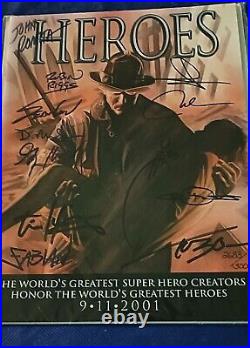 Marvel Heroes 9-11 Tribute Vol 1 No 1 12/2001 Second Printing. SIGNED LIMITED ED