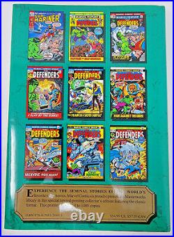 Marvel Masterworks Defenders Vol 100 Gold Foil Limited Print (1400 Copies)