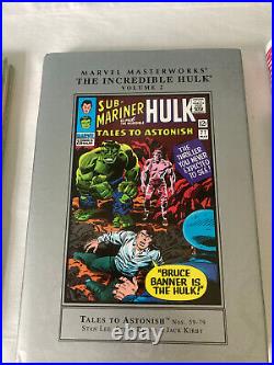 Marvel Masterworks Hulk Vol 1 4, All 1st Prints, Marvel, Great Condition